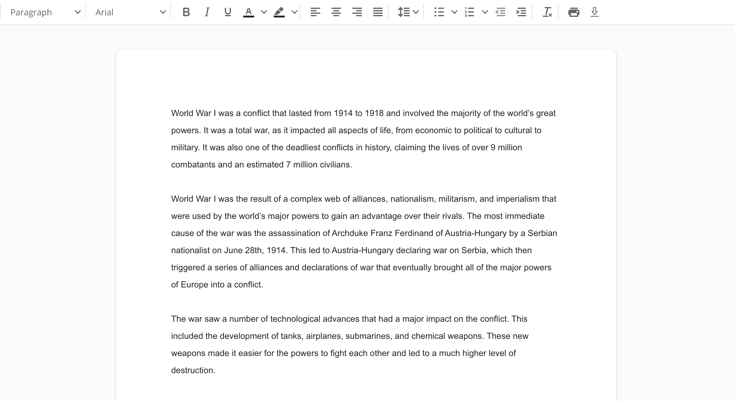 total war essay